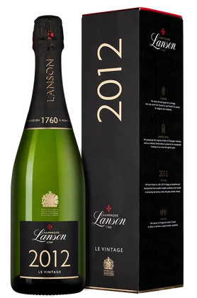 Шампанское Le Vintage Brut в подарочной упаковке, Lanson, 0,75 л — Франция