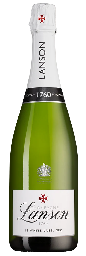 Шампанское Le White Label Sec, Lanson, 0,75 л — Франция