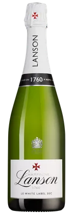 Шампанское Le White Label Sec, Lanson, 0,75 л — Франция