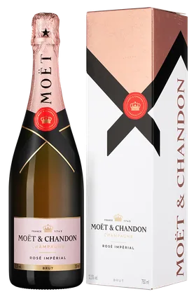 Шампанское Moet & Chandon Brut Imperial Rose в подарочной упаковке, 0,75 л — Франция
