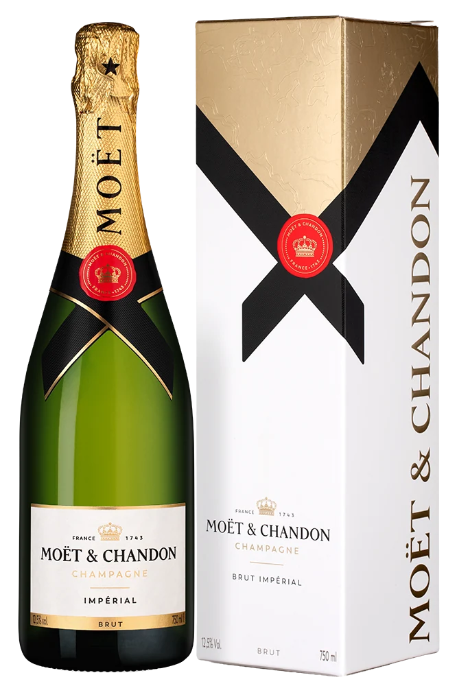 Шампанское Moet & Chandon Brut Imperial в подарочной упаковке, 0,75 л — Франция