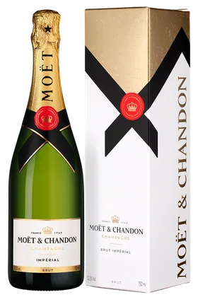 Шампанское Moet & Chandon Brut Imperial в подарочной упаковке, 0,75 л — Франция