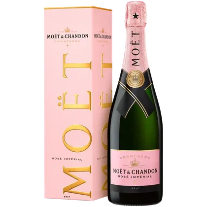 Шампанское Moet & Chandon розовое брют 0,75 л в подарочной упаковке — Франция