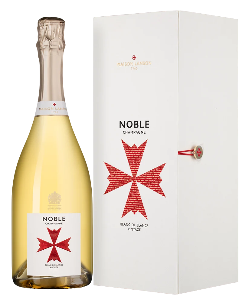 Шампанское Noble Champagne Blanc de Blancs Brut, Lanson, 0,75 л — Франция