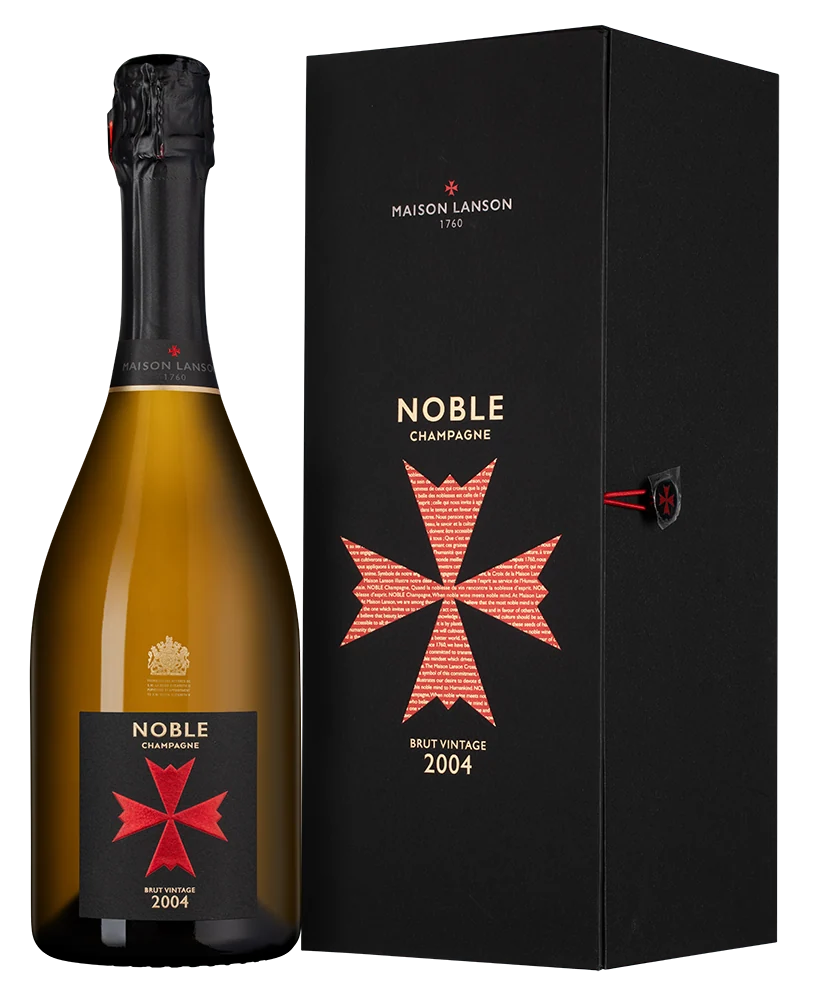 Шампанское Noble Champagne Brut в подарочной упаковке, Lanson, 0,75 л — Франция