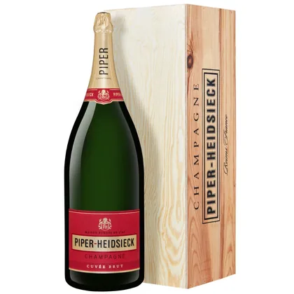Шампанское Piper-Heidsieck Brut (wooden gift box) 3, 3 л — Франция
