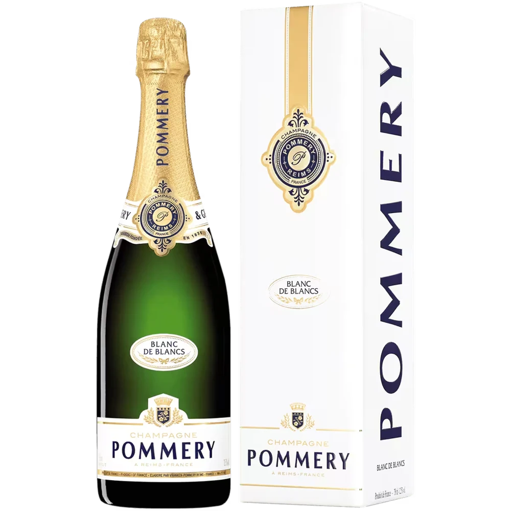 Шампанское Pommery Apanage Blanc de Blancs белое брют 0,75 л в подарочной упаковке — Франция