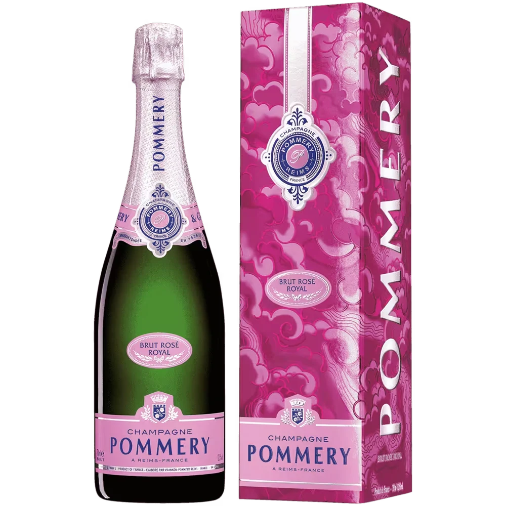 Шампанское Pommery Brut Rose розовое брют 0,75 л в подарочной упаковке — Франция