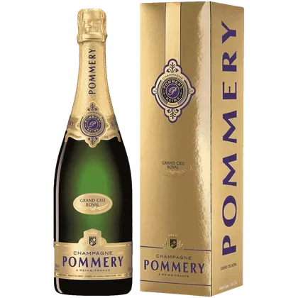 Шампанское Pommery Grand Cru Royal Vintage Brut белое сухое 0,75 л в подарочной упаковке — Франция