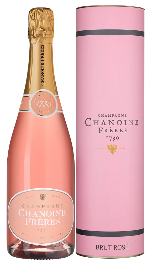 Шампанское Rose Brut в подарочной упаковке, Chanoine Freres, 0,75 л — Франция