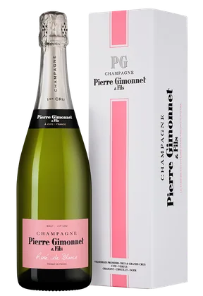Шампанское Rose de Blancs Premier Cru Brut в подарочной упаковке, Pierre Gimonnet & Fils, 0,75 л — Франция