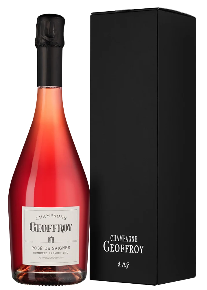 Шампанское Rose de Saignee Premier Cru Brut в подарочной упаковке, Geoffroy, 0,75 л — Франция