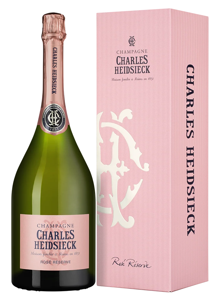 Шампанское Rose Reserve Brut в подарочной упаковке, Charles Heidsieck, 1,5 л — Франция