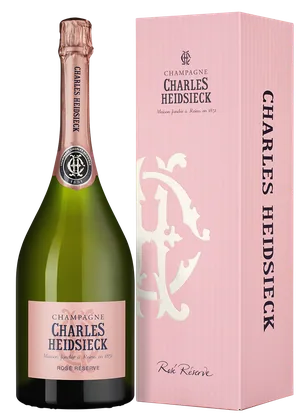 Шампанское Rose Reserve Brut в подарочной упаковке, Charles Heidsieck, 1,5 л — Франция