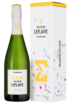 Шампанское Sigma Blanc de Blancs 20 4.0 Extra Brut в подарочной упаковке, Valentin Leflaive, 0,75 л — Франция