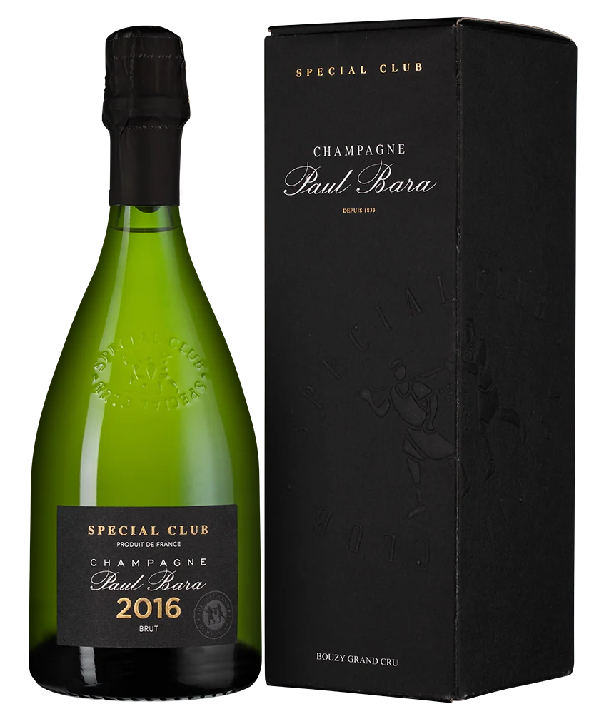 Шампанское Special Club Grand Cru Bouzy Brut в подарочной упаковке, Paul Bara, 0,75 л — Франция