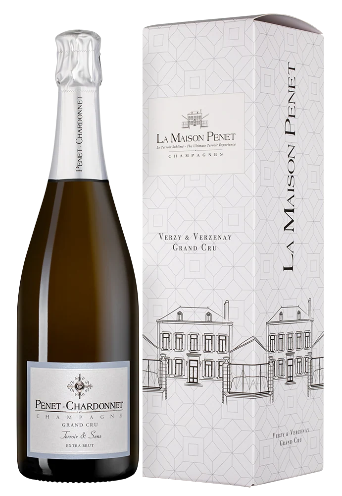 Шампанское Terroir & Sens Grand Cru в подарочной упаковке, Maison Alexandre Penet, 0,75 л — Франция