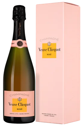Шампанское Veuve Clicquot Brut Rose в подарочной упаковке, Veuve Clicquot Ponsardin, 0,75 л — Франция