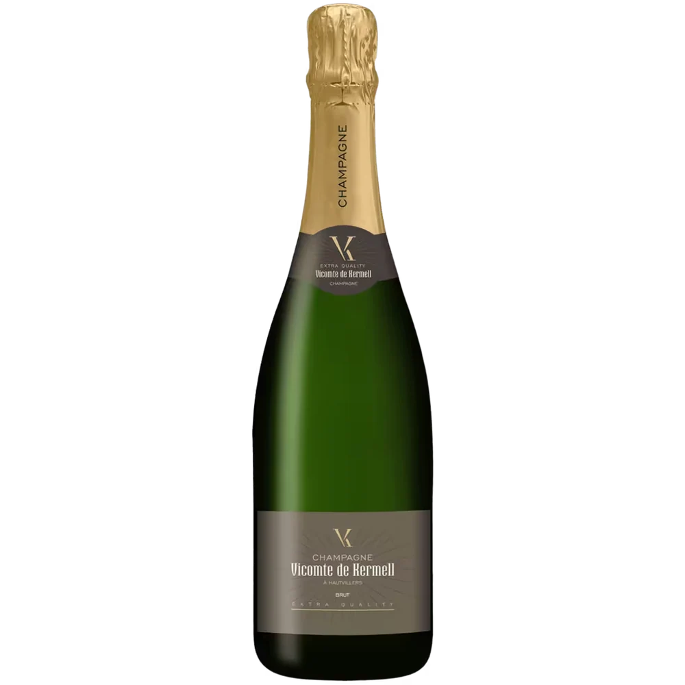 Шампанское Vicomte de Kermell Brut белое брют, 0,75 л — Франция
