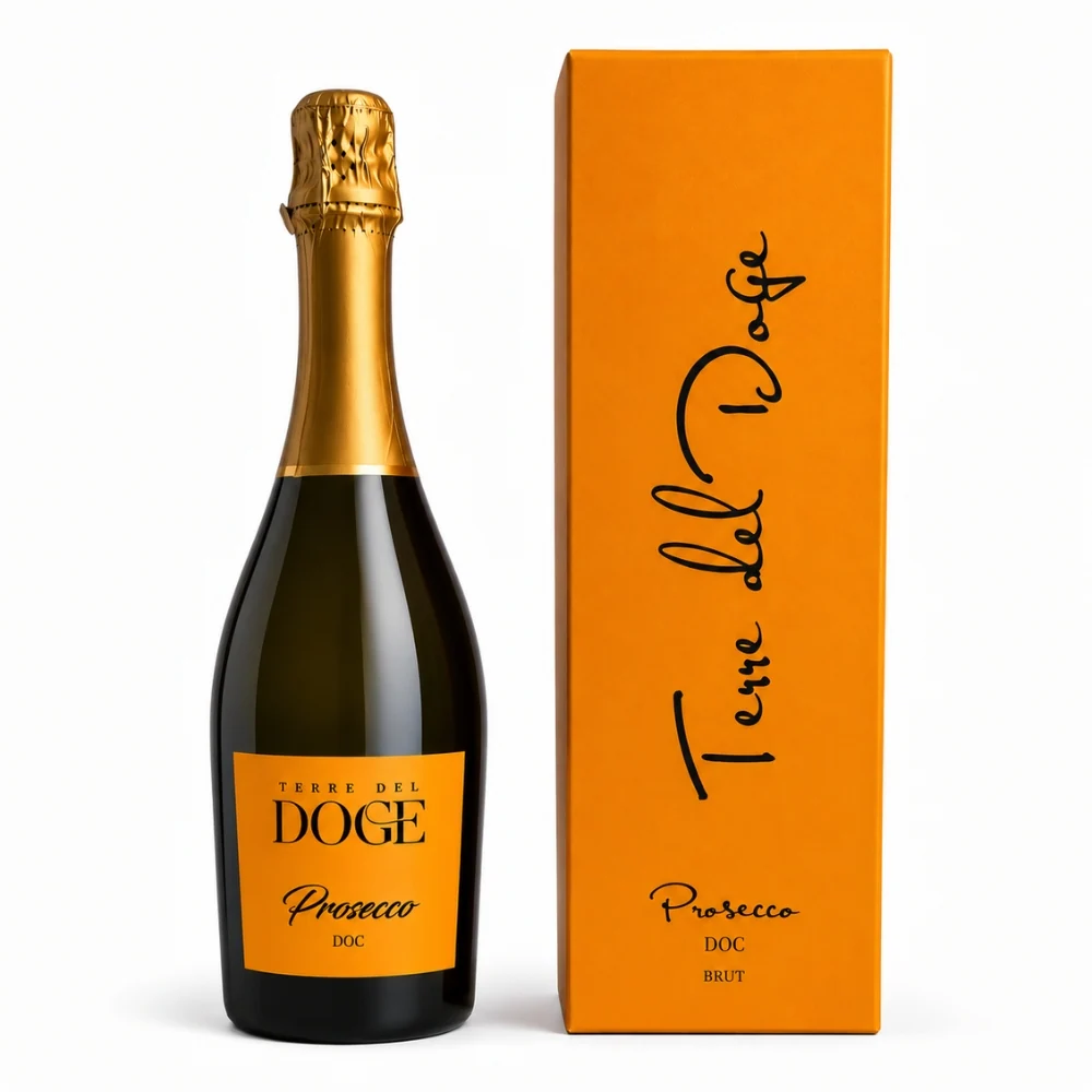 Игристое вино Terre Del Doge Prosecco Brut (gift box), 0,75 л — Италия