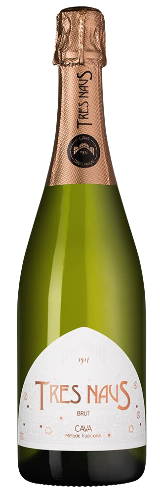 Игристое вино Tres Naus Brut, Cellers Domenys, 0,75 л — Испания