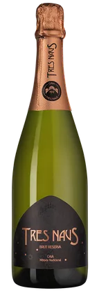 Игристое вино Tres Naus Brut Reserva, Cellers Domenys, 0,75 л — Испания