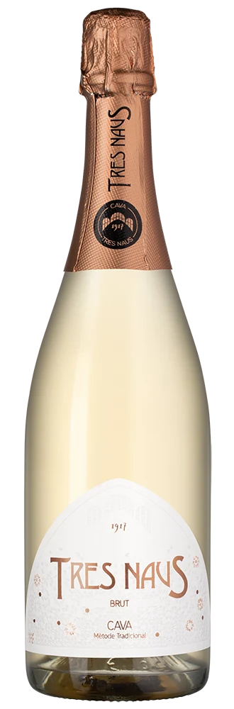 Игристое вино Tres Naus Brut Rosado, Cellers Domenys, 0,75 л — Испания
