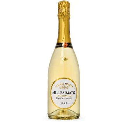 Игристое вино Vecchia Modena Millesimato Blanc de Blancs Brut, 0,75 л — Италия