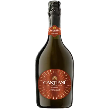 Вино игристое Cantiani белое полусладкое, 0,75 л — Россия