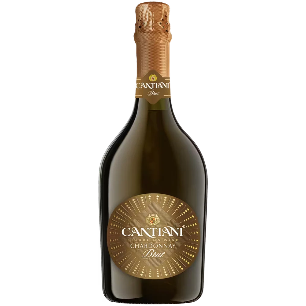 Вино игристое Cantiani Chardonnay белое брют, 0,75 л — Россия