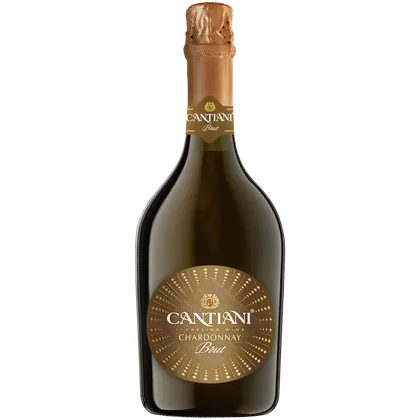 Вино игристое Cantiani Chardonnay белое брют, 0,75 л — Россия