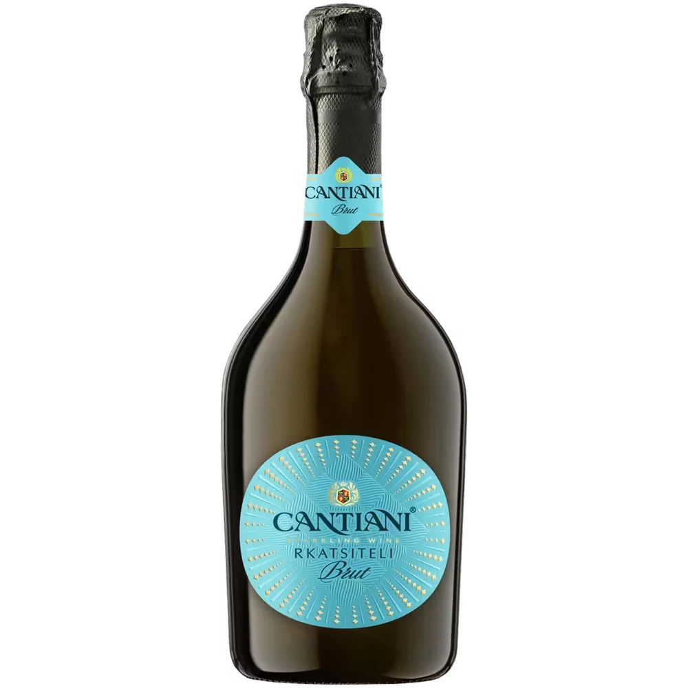Вино игристое Cantiani Rkatsiteli белое брют, 0,75 л — Россия