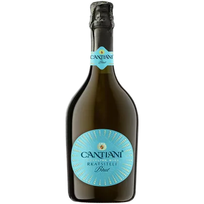 Вино игристое Cantiani Rkatsiteli белое брют, 0,75 л — Россия