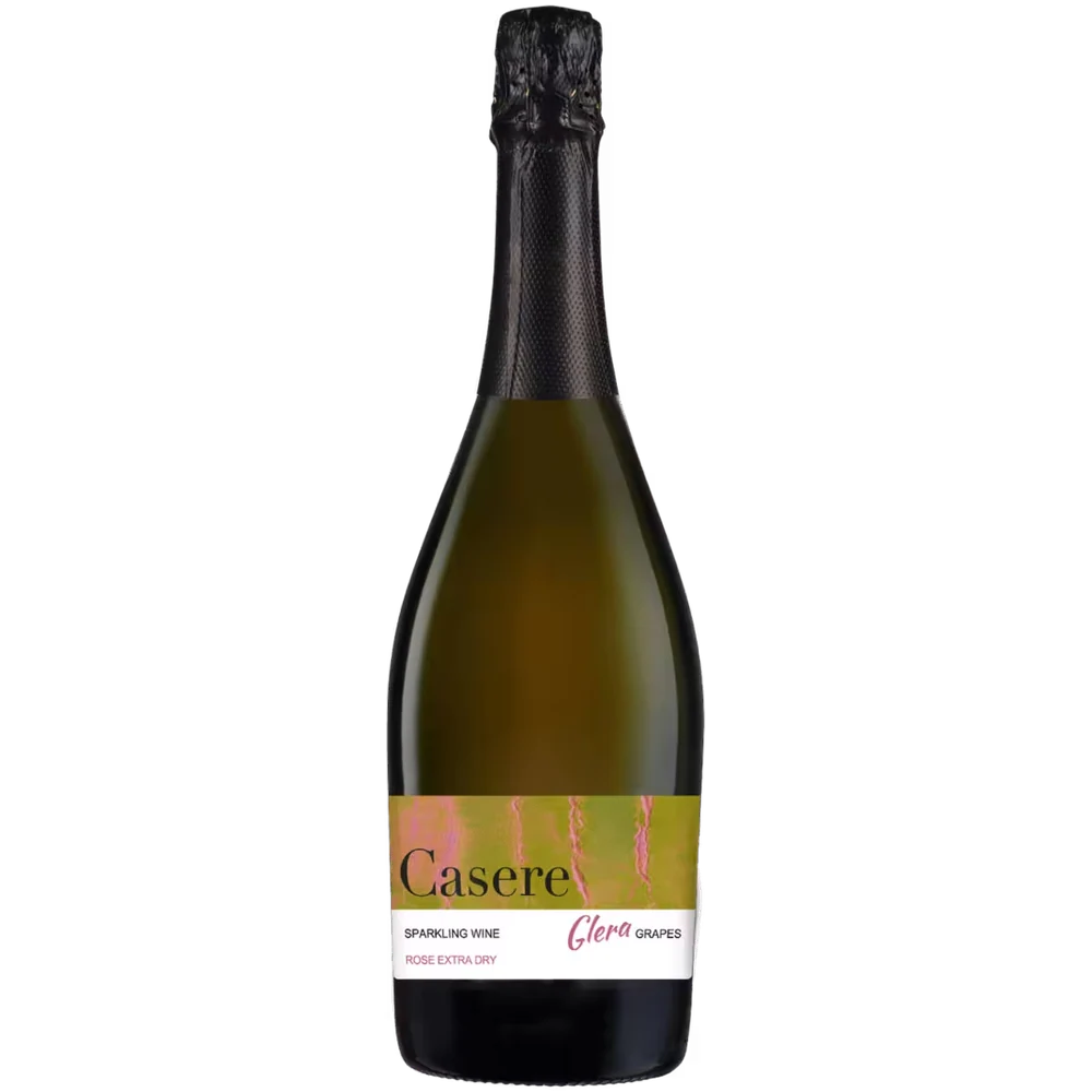 Вино игристое Casere Glera Rose Extra Dry розовое сухое, 0,75 л — Беларусь