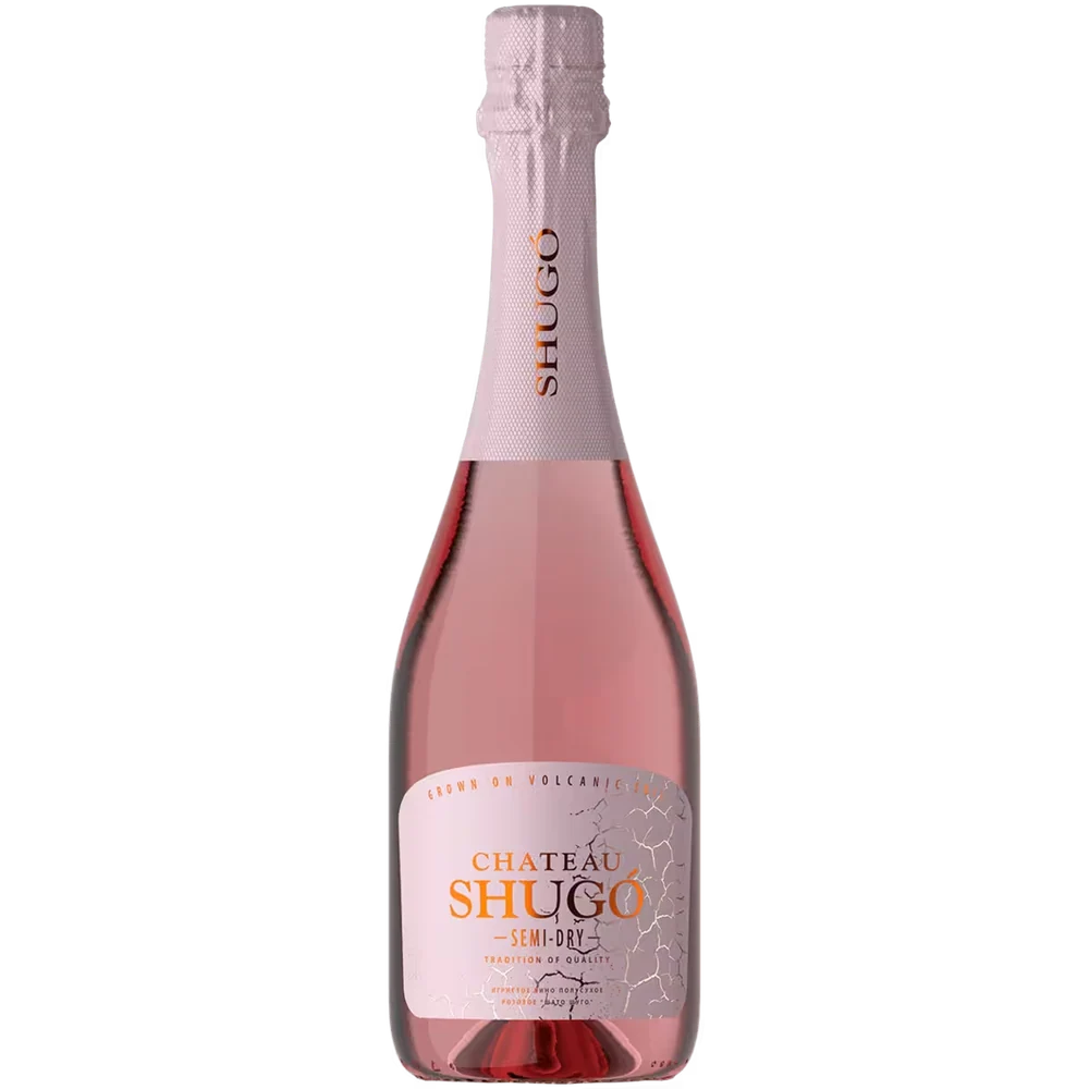 Вино игристое Chateau Shugo Rose Semi-Dry розовое полусухое, 0,75 л — Россия