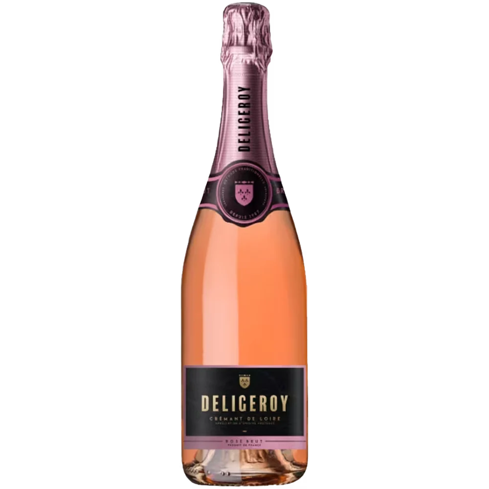 Вино игристое Deligeroy Cremant розовое брют, 0,75 л — Франция
