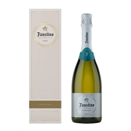 Вино игристое Faustino Cava белое экстра сухое, 0,75 л — Испания
