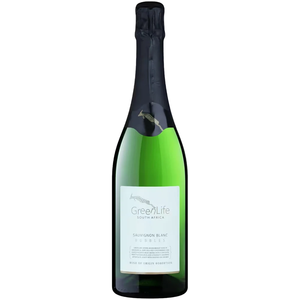 Вино игристое GreenLife Sauvignon Blanc Bubbles белое экстра брют, 0,75 л — ЮАР