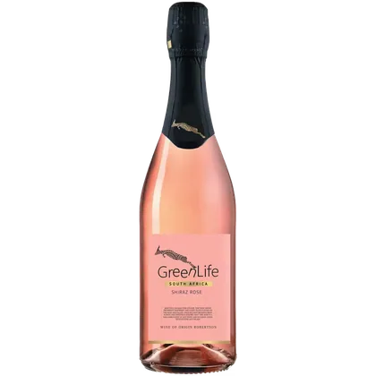 Вино игристое GreenLife Shiraz Rose Bubbles розовое экстра брют, 0,75 л — ЮАР