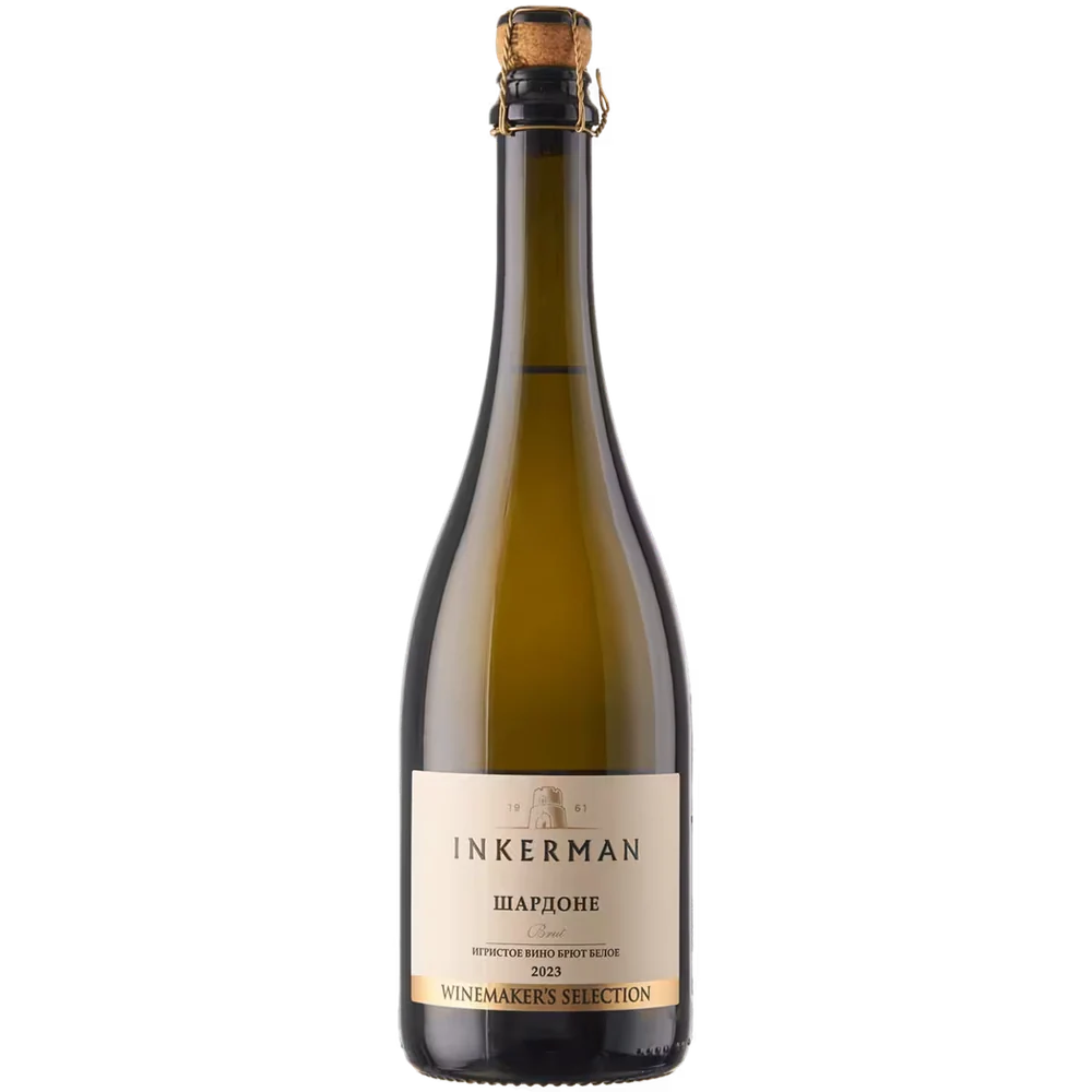 Вино игристое Inkerman Winemaker's Selection Chardonnay белое брют, 0,75 л — Россия