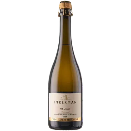 Вино игристое Inkerman Winemaker's Selection Muscat белое полусладкое, 0,75 л — Россия