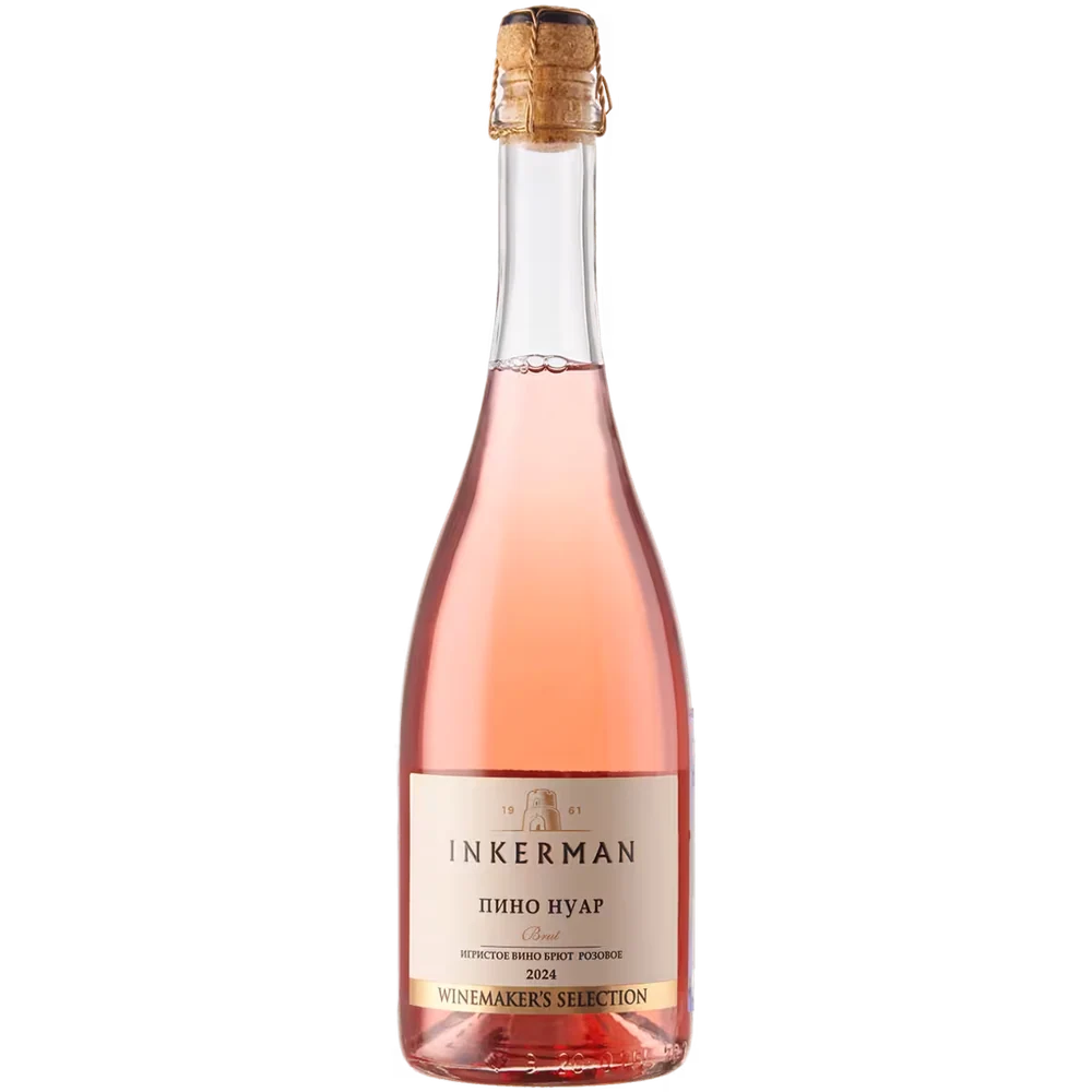 Вино игристое Inkerman Winemaker's Selection Pinot Noir розовое брют, 0,75 л — Россия
