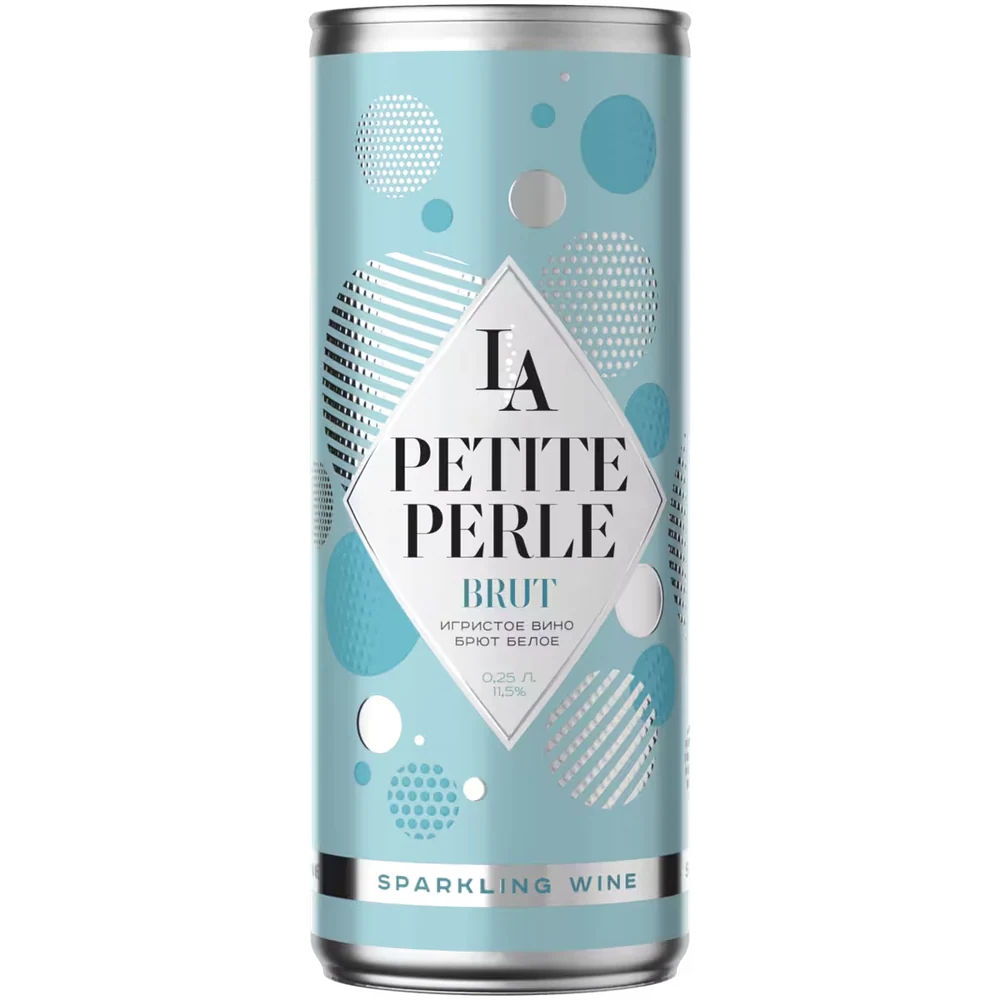 Вино игристое La Petite Perle белое брют, 0,25 л — Россия