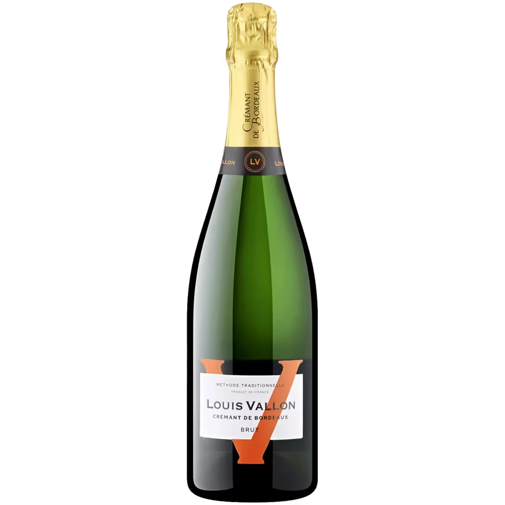 Вино игристое Louis Vallon Cremant de Bordeaux белое брют, 0,75 л — Франция