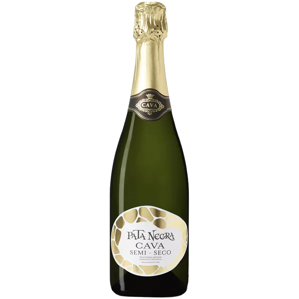 Вино игристое Pata Negra Cava белое полусухое, 0,75 л — Испания