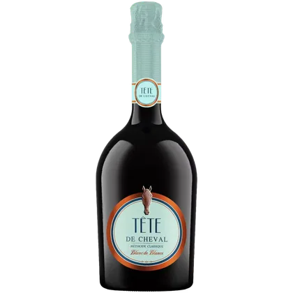 Вино игристое Tete De Cheval Blanc de Blancs белое брют, 0,75 л — Россия
