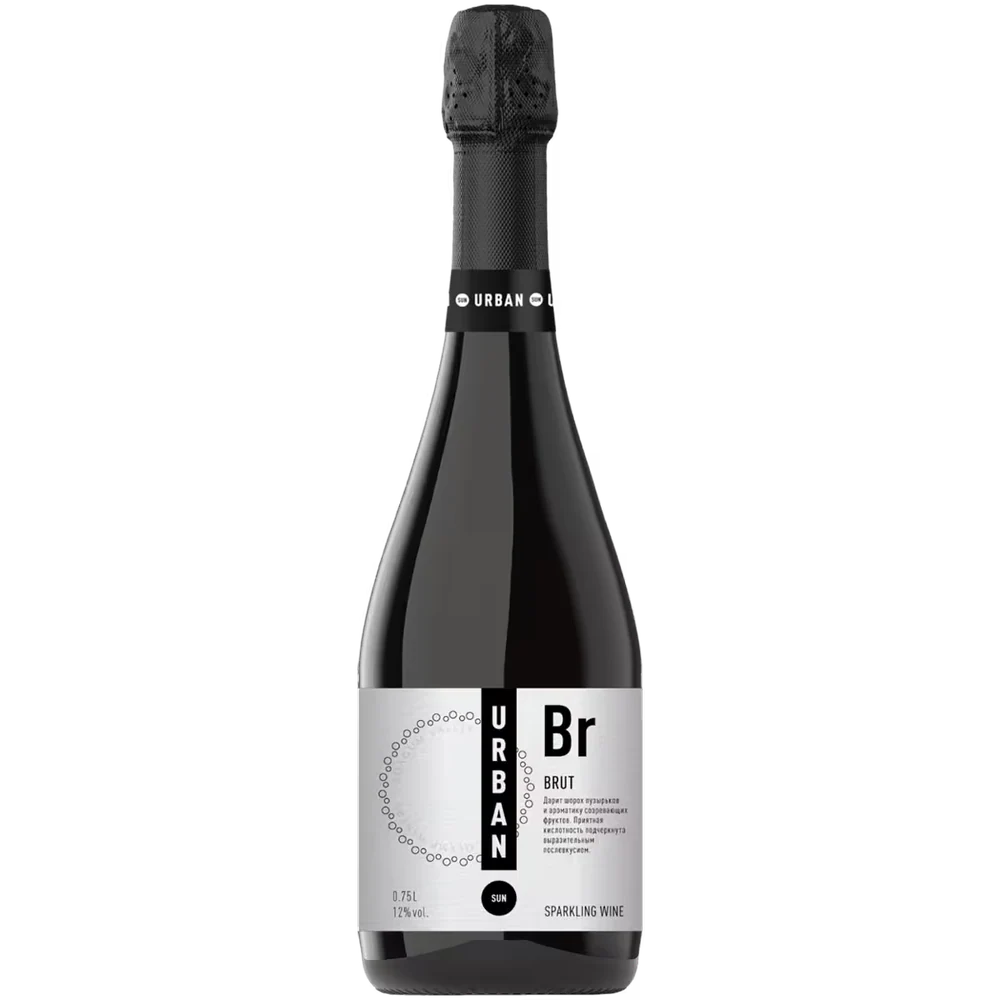 Вино игристое Urban Sun белое брют, 0,75 л — Россия