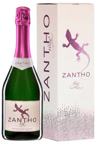 Вино игристое Zantho Rose Brut 11,5% 0,75 л п/уп — Австрия