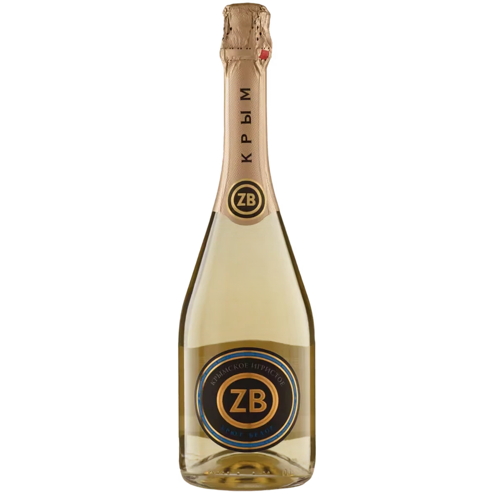 Вино игристое ZB Wine белое брют, 0,75 л — Россия