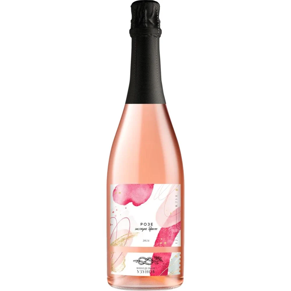 Игристое вино Winery Uzunov Extra Brut Rose, 0,75 л — Россия